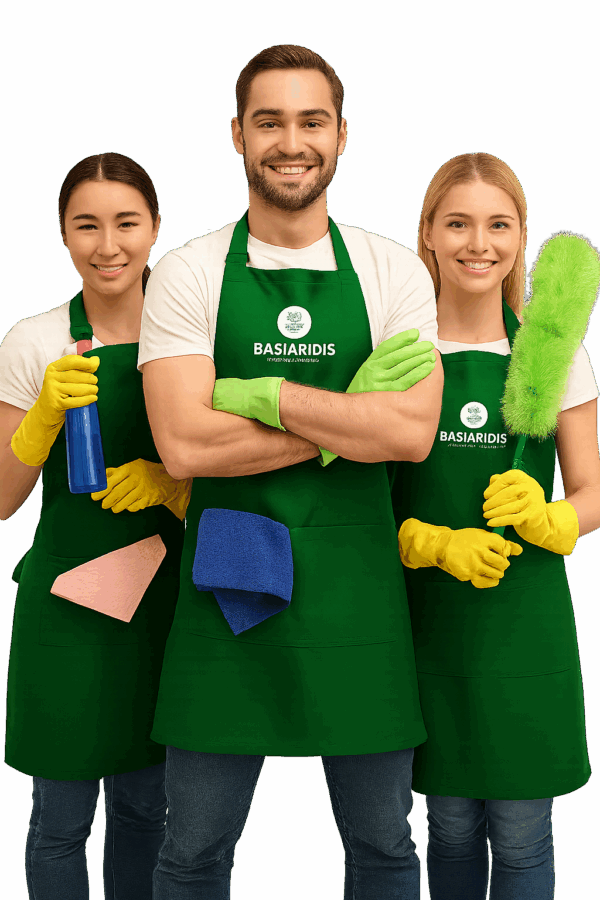 Η επαγγελματική ομάδα καθαρισμού της Basiaridis Cleaning στη Θεσσαλονίκη